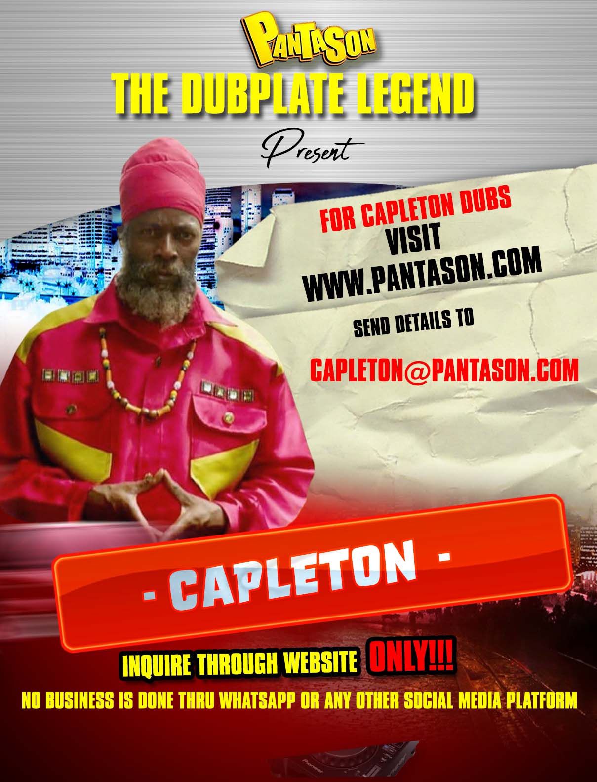 Capleton Dubplate image 0