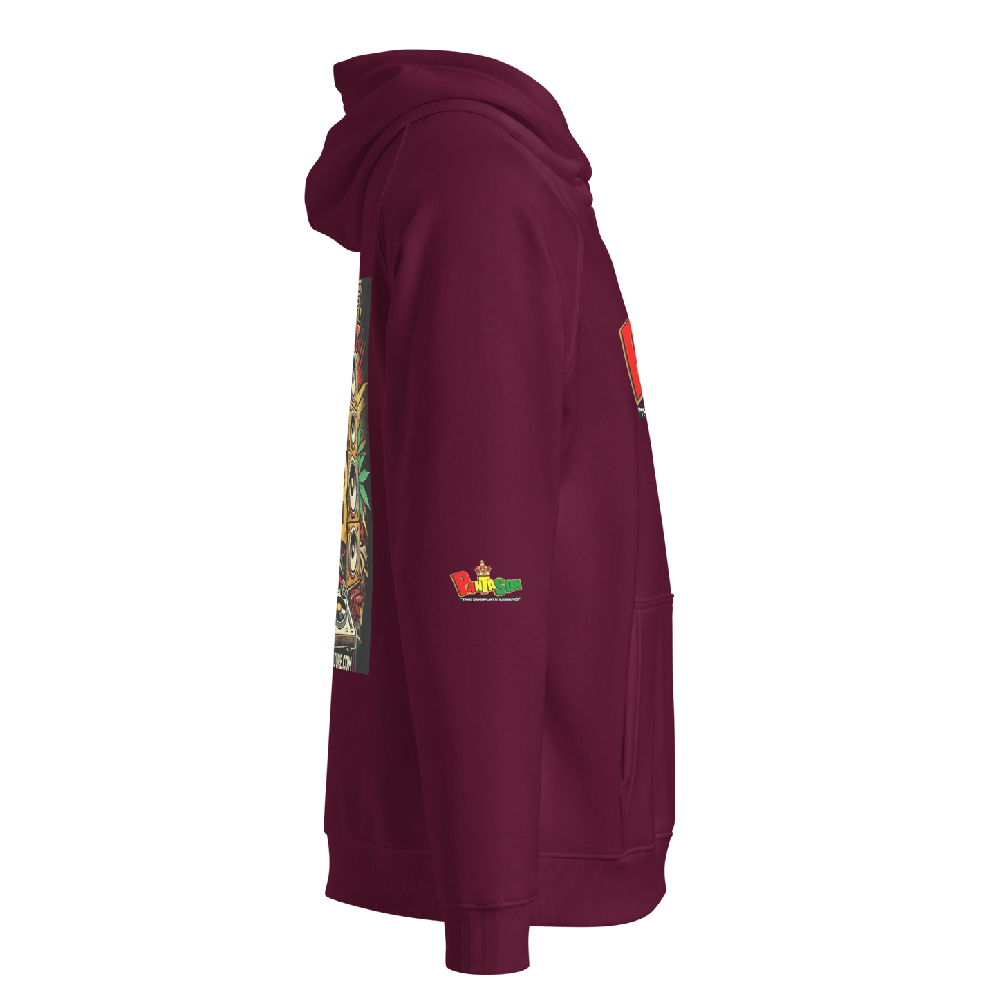 #1 Unisex eco raglan hoodie image 6