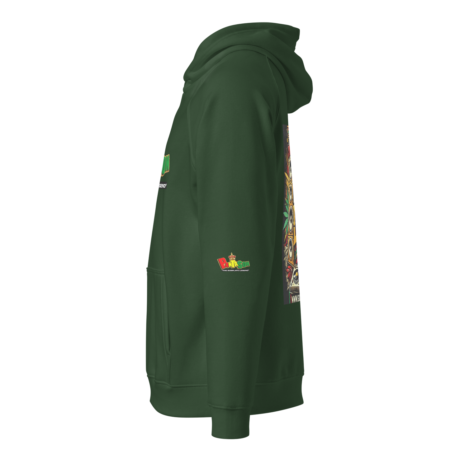 #1 Unisex eco raglan hoodie image 13
