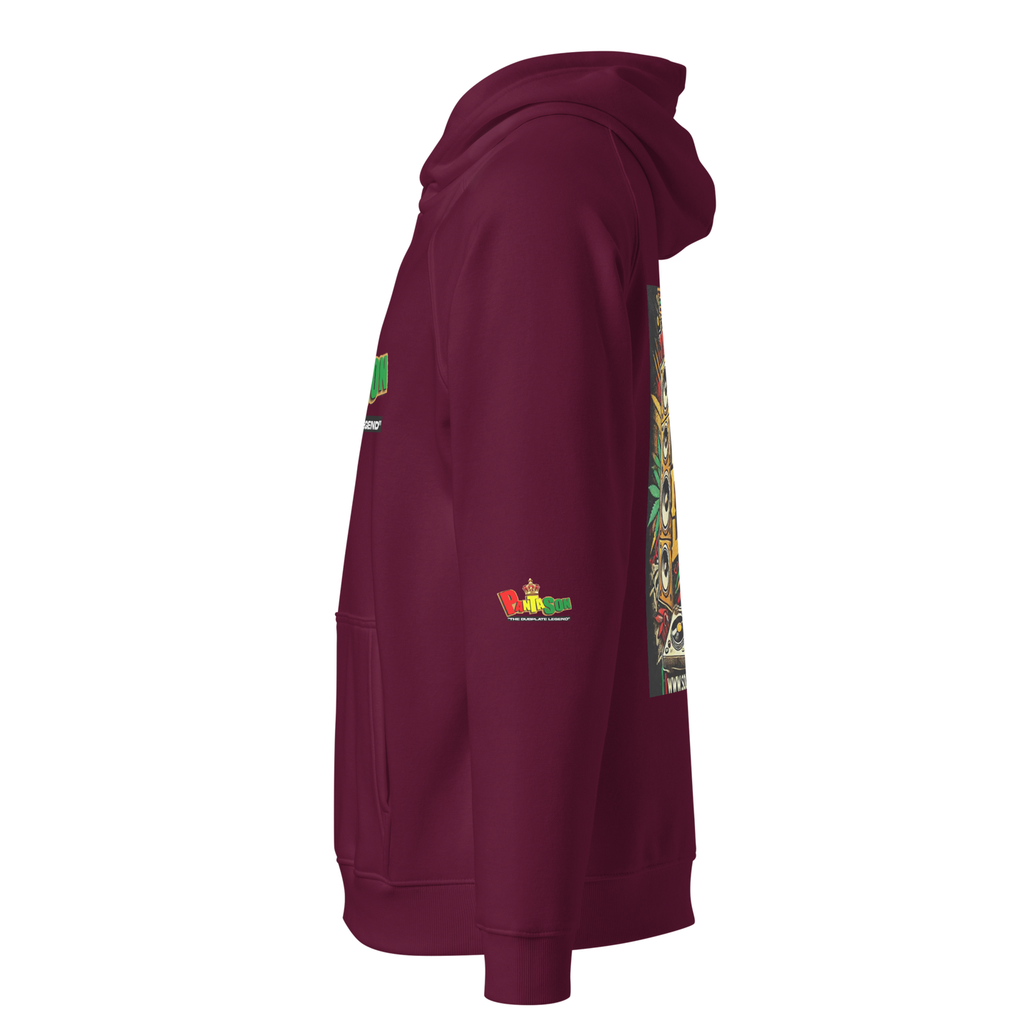 #1 Unisex eco raglan hoodie image 5