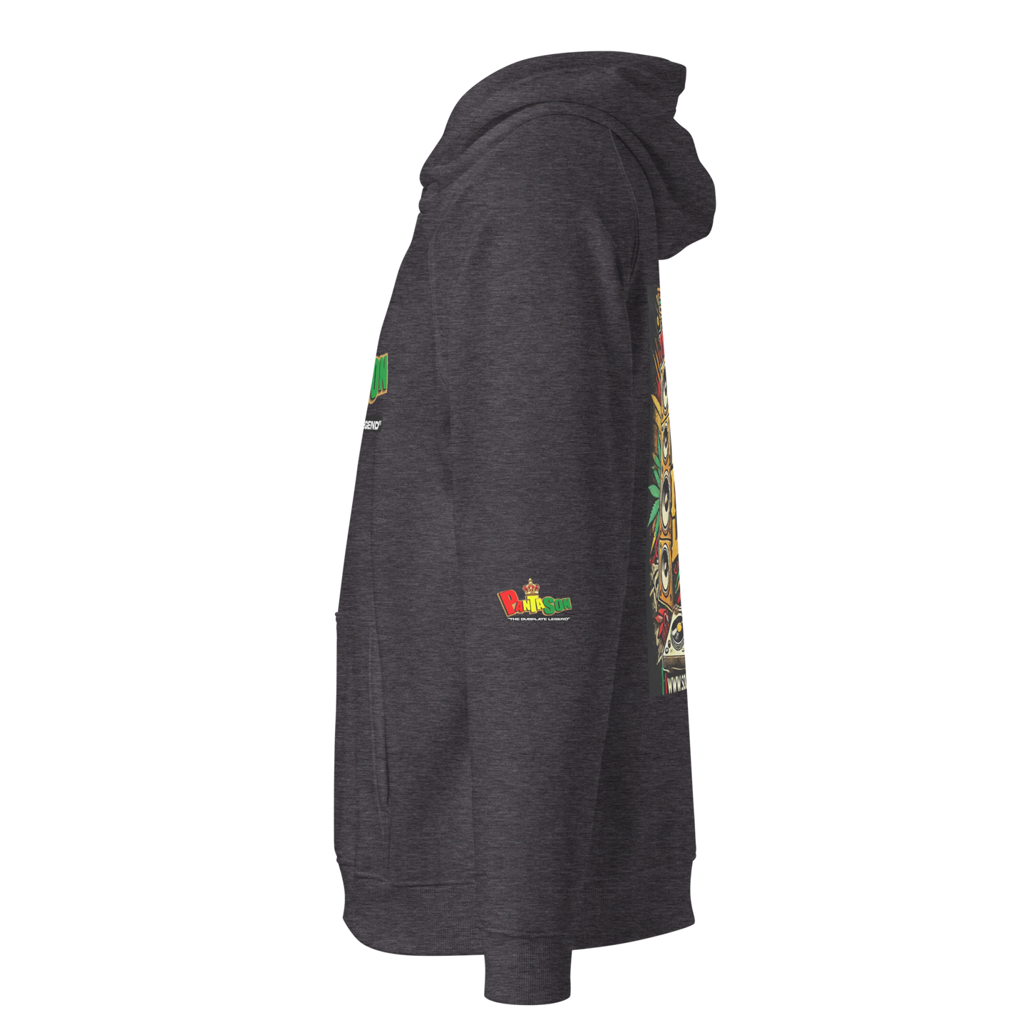 #1 Unisex eco raglan hoodie image 9