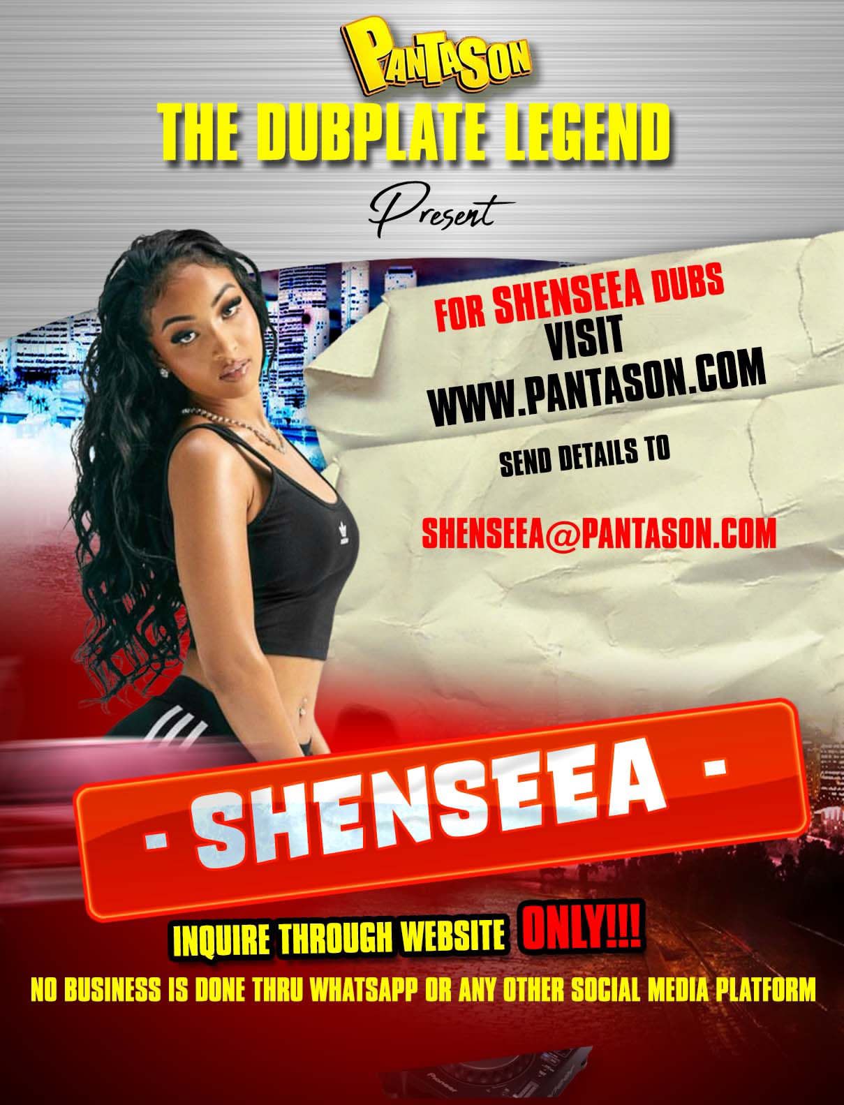 Shenseea Dubplate image 0