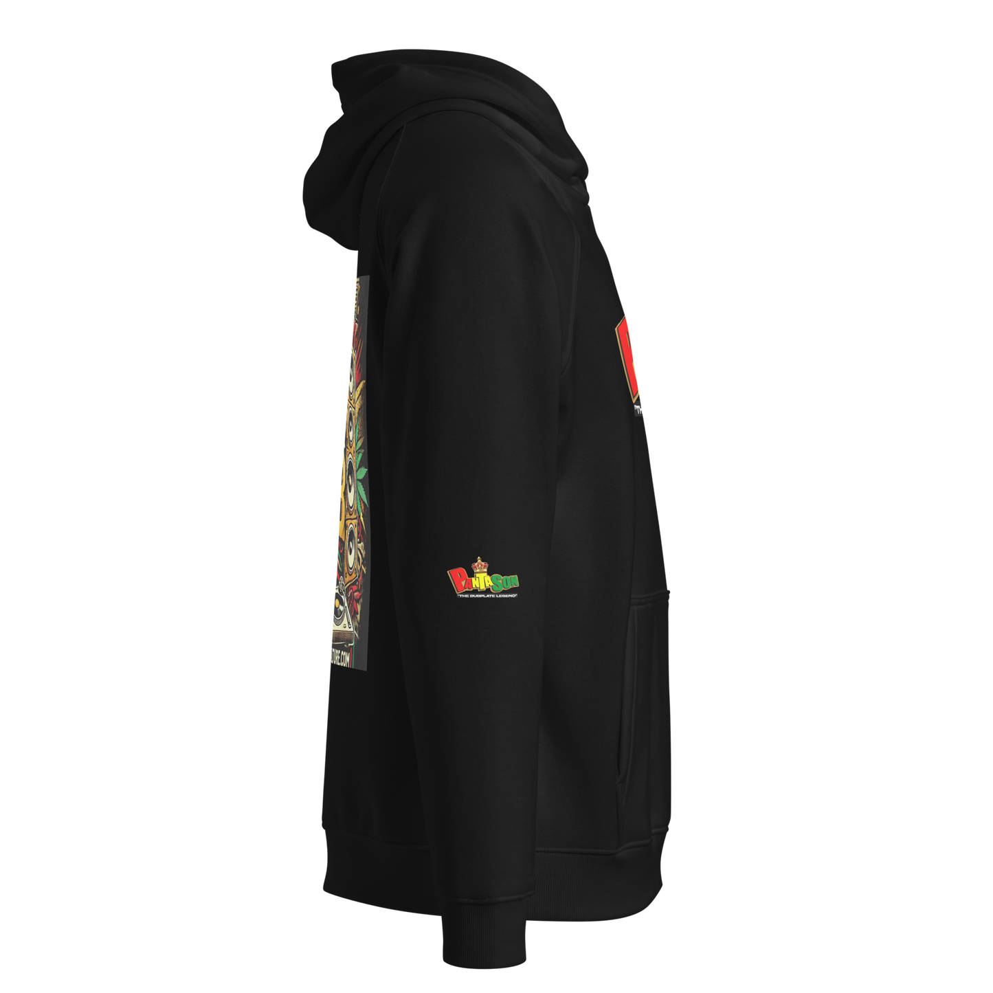 #1 Unisex eco raglan hoodie image 2