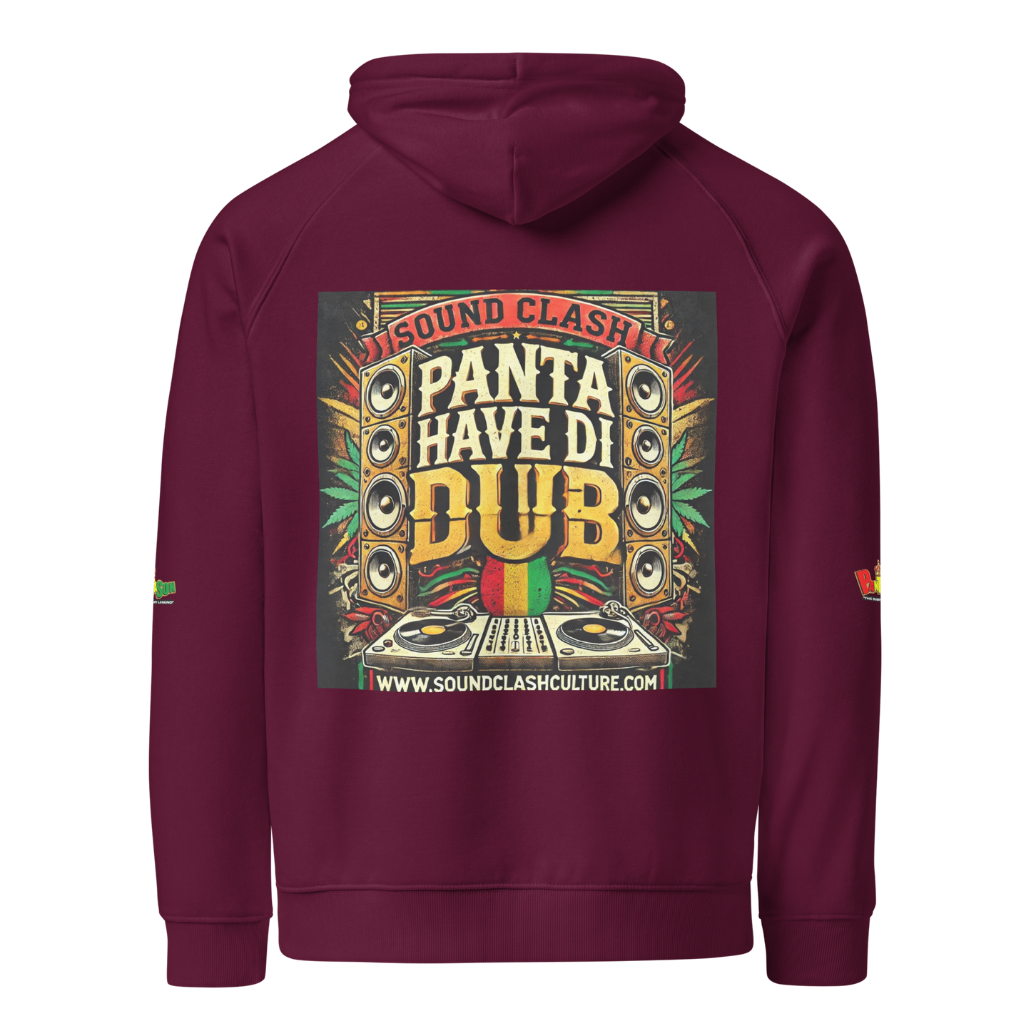 #1 Unisex eco raglan hoodie image 7