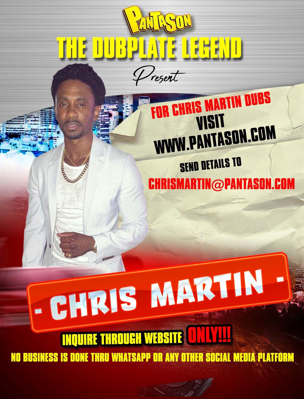 Chris Martin Dubplate image 1