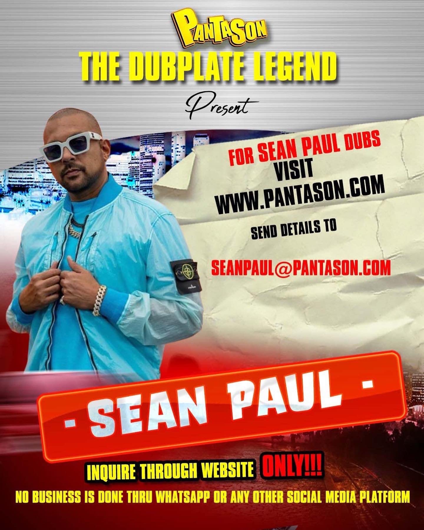 Sean Paul Dubplate image 0