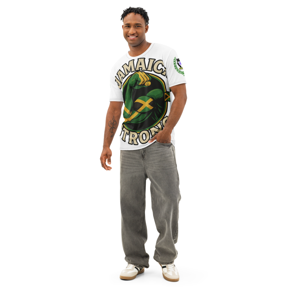 #JamaicaSTRONG Men’s cotton crew neck t-shirt