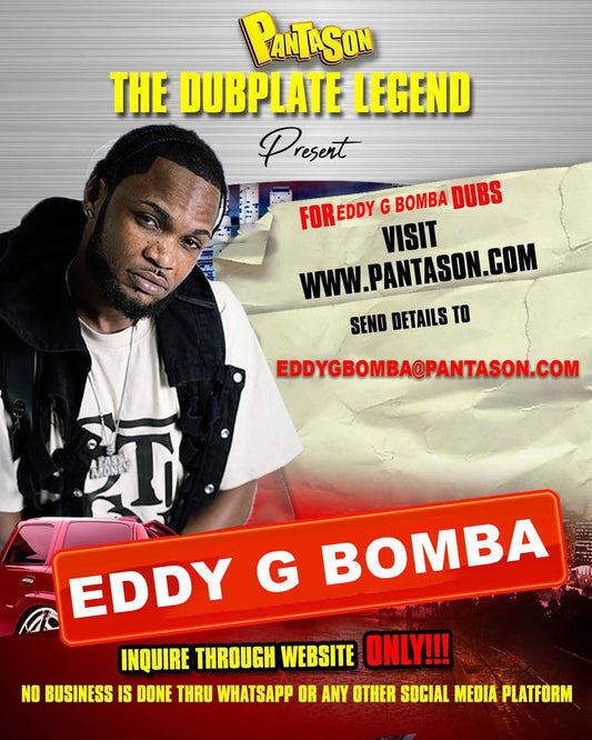 EDDY G BOMBA DUBPLATE image 0