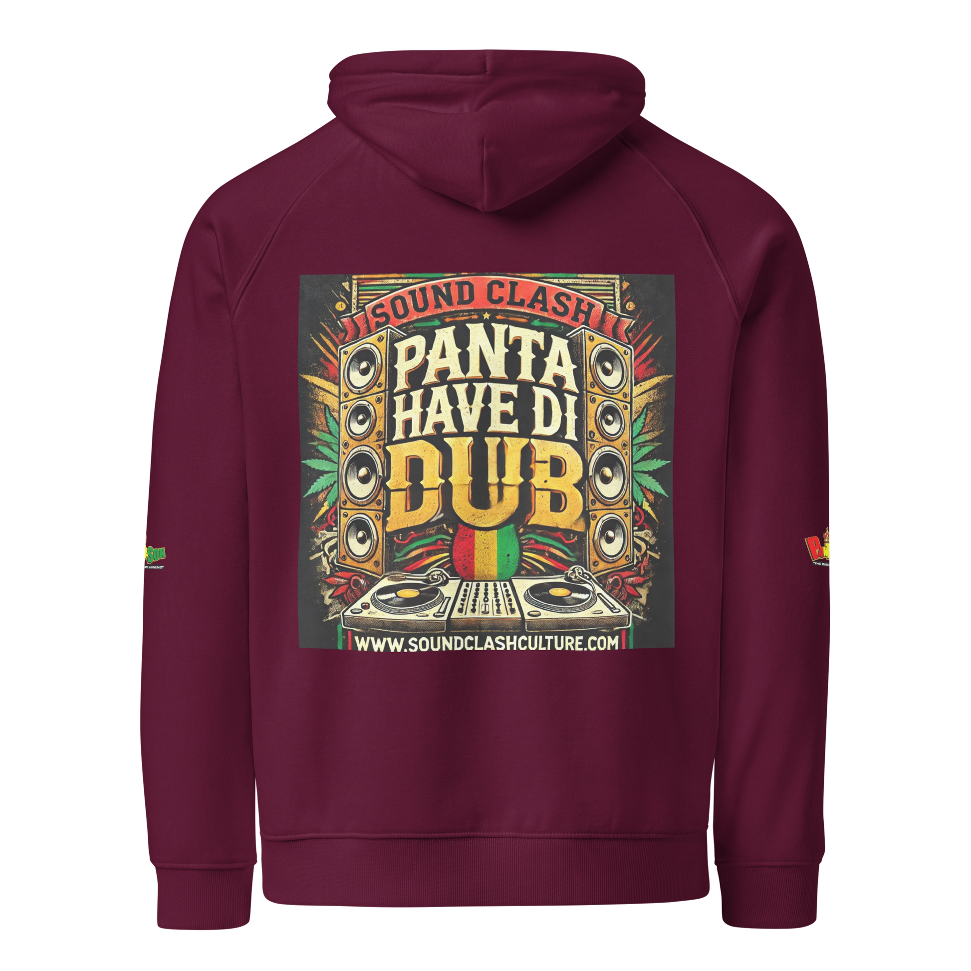 #1 Unisex eco raglan hoodie image 7