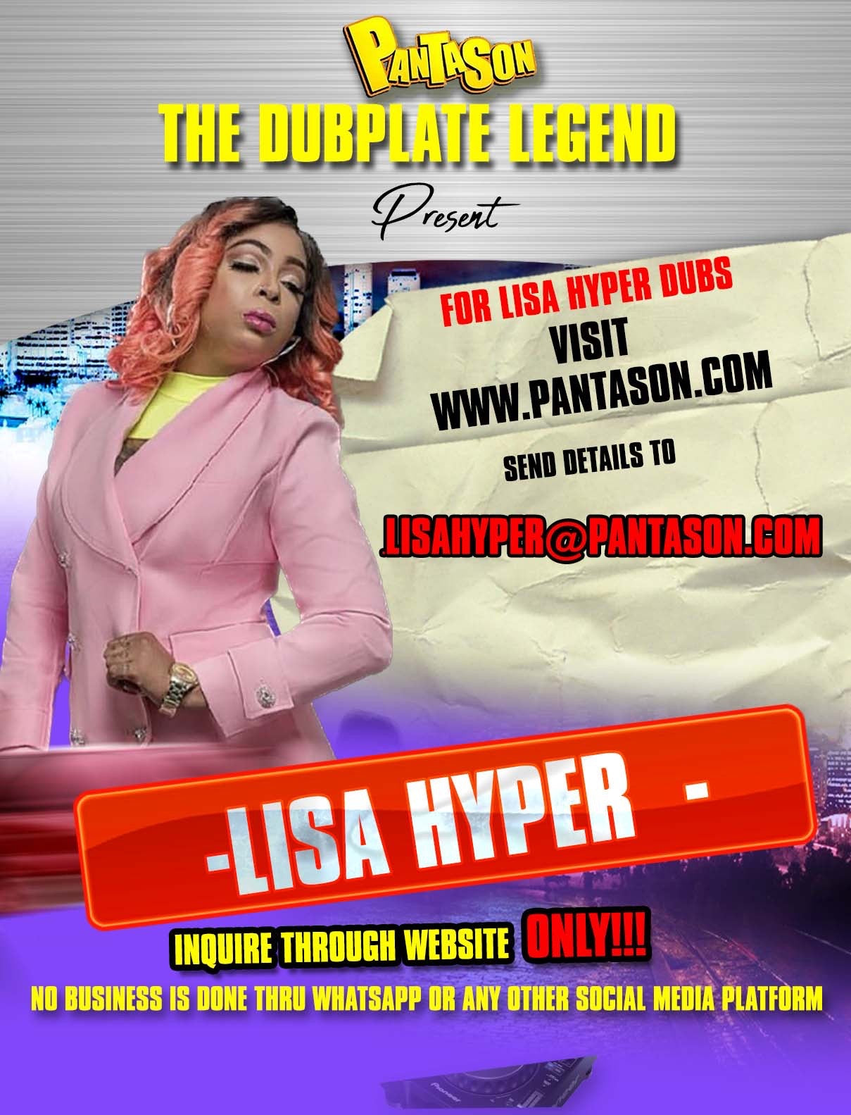 Lisa hyper Dubplate image 0