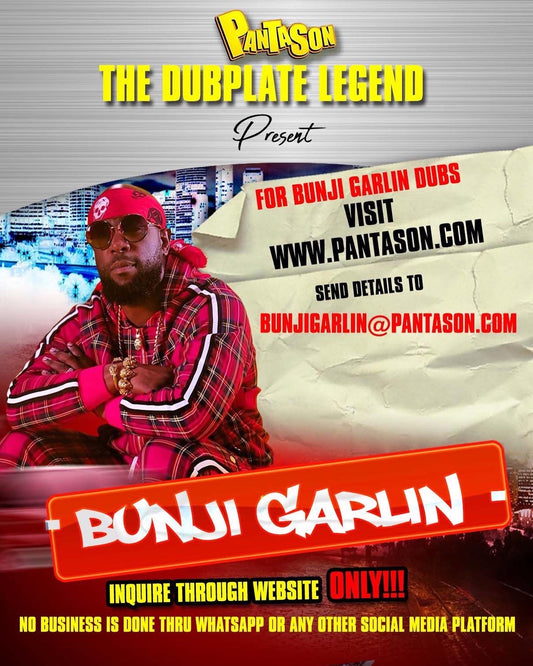 Bunji Garlin Dubplate image 0