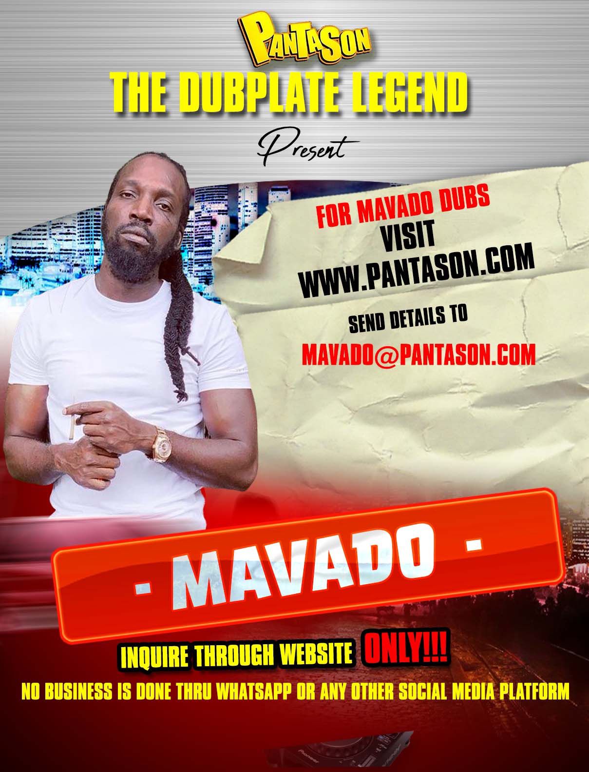 Mavado Dubplate image 1
